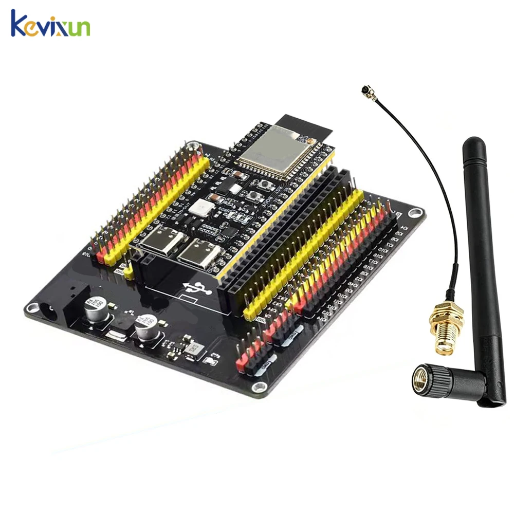 5/1PCS ESP32-S3 Development Board with Expansion Adapter Kit 2.4G Wifi BT Module MCU ESP32-S3WROOM1 N16R8 44Pin Type-C ESP32S3