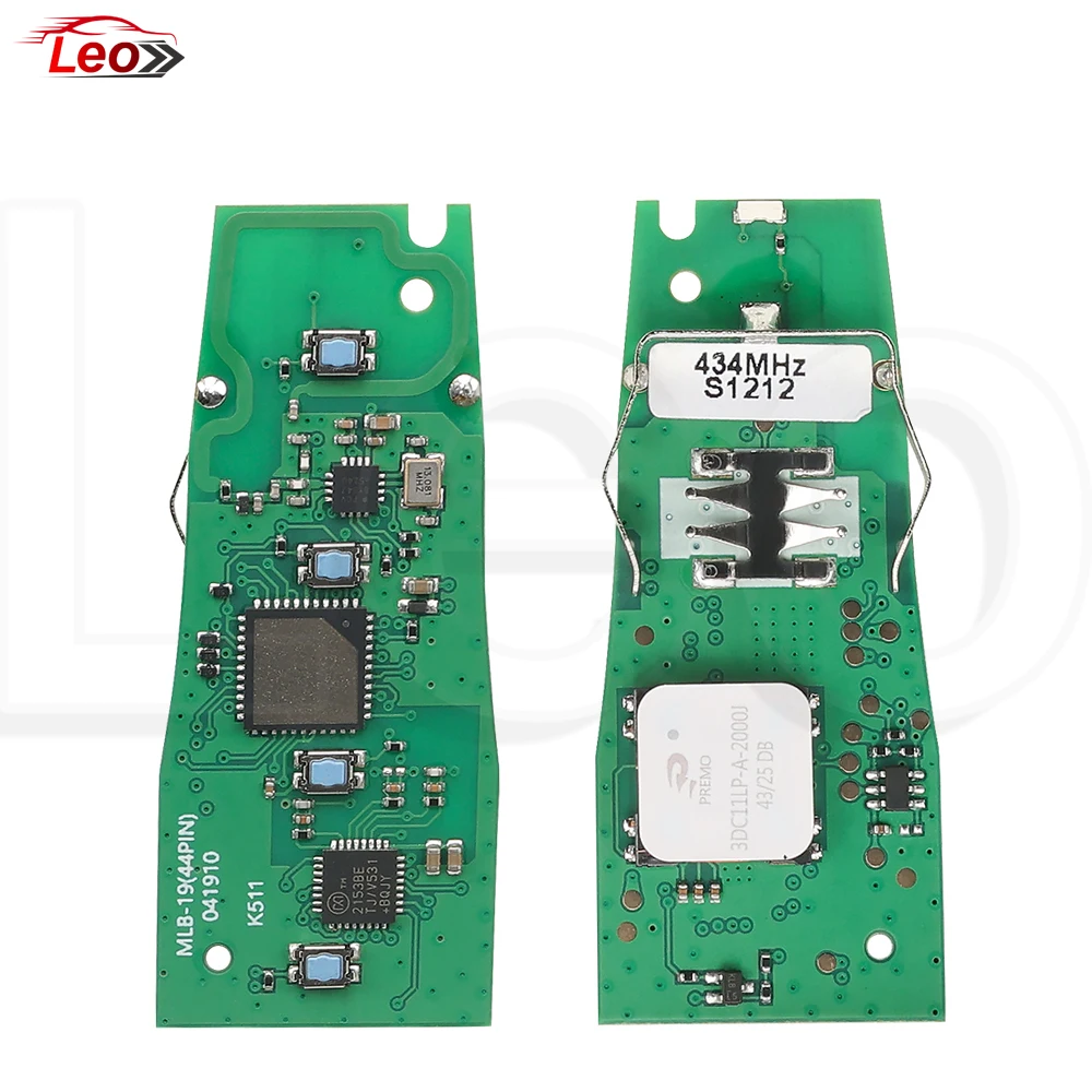 Leo For Porsche Cayenne Taycan Panamera 911 MLB System Smart Key KEYDIY Original Plan Board With Logo MLB19 433MHz 5Mchip