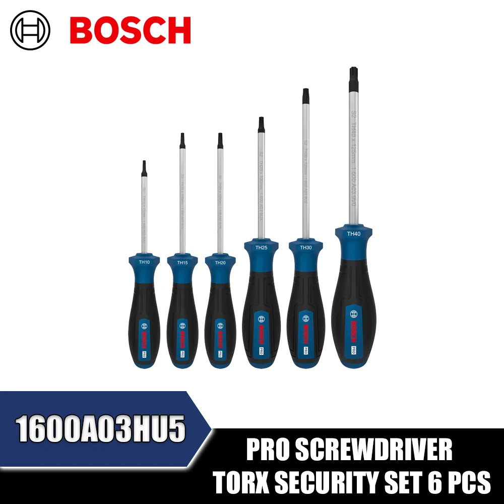 BOSCH 1600A03HU5 PRO Screwdriver Torx Security Set 6PCS Hand Tools