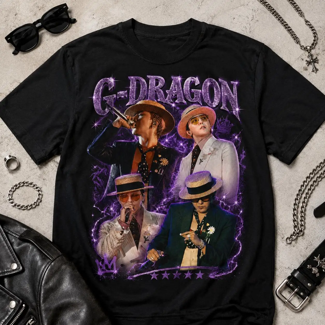 Inspired Bigbang 20th Anniversary Concert Graphic T Shirt 100 Pure Cotton Unisex Summer G-Dragon Fan Casual Loose Short Sleeve