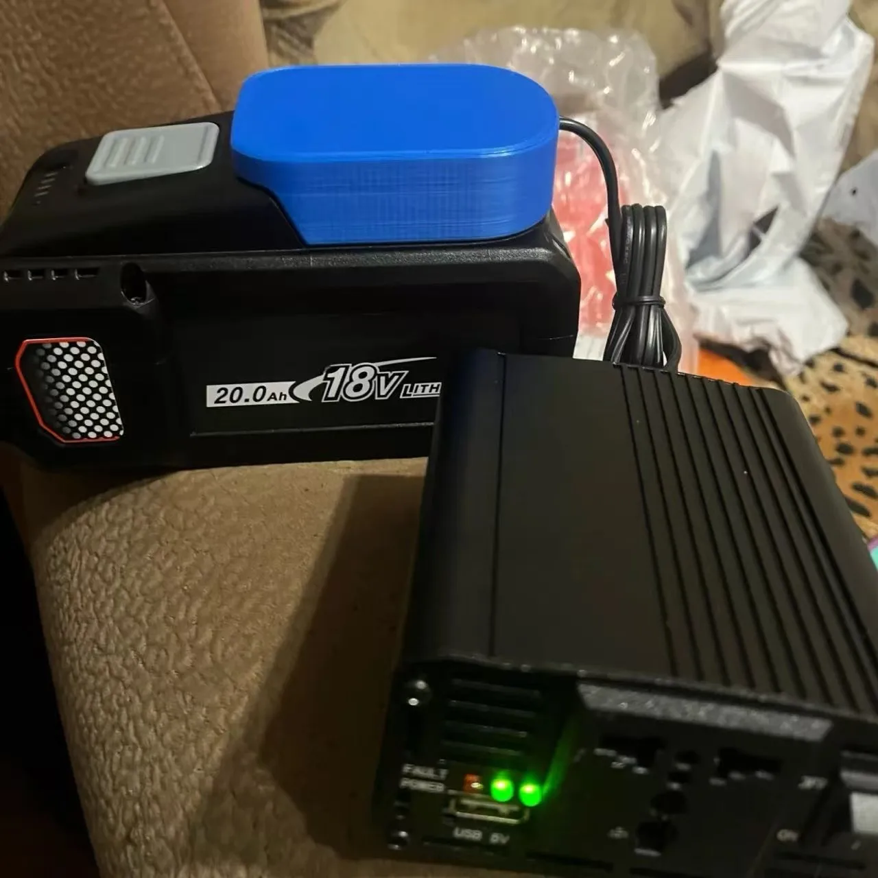 for Makita 18v Battery &Inverter & for Starlink Mini DIY Lab Adjustable Variable Voltage DC Power Supply Bench Source Converter