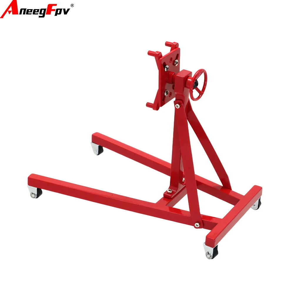 1/10 Scale  Simulation Model Garage Series Decoration - Engine Maintenance Turntable (Engine Rotating Stand)