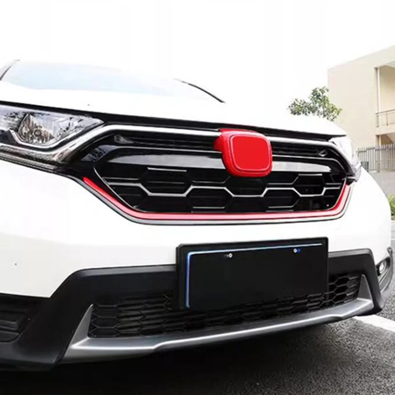 

Для Honda CRV 2017 2018 2019, передний бампер из АБС-пластика, гоночная решетка, сплиттер, аксессуары для отделки автомобиля, решетки, комплект кузова