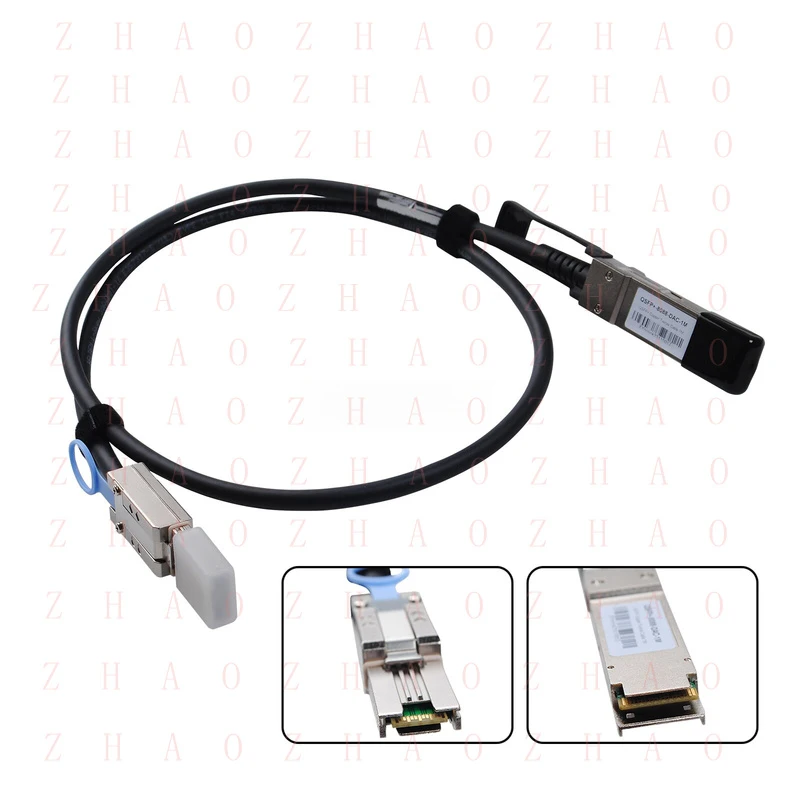 L+ for Mini QSFP SAS SFF-8436 to SFF-8088 SAS Cable 100CM