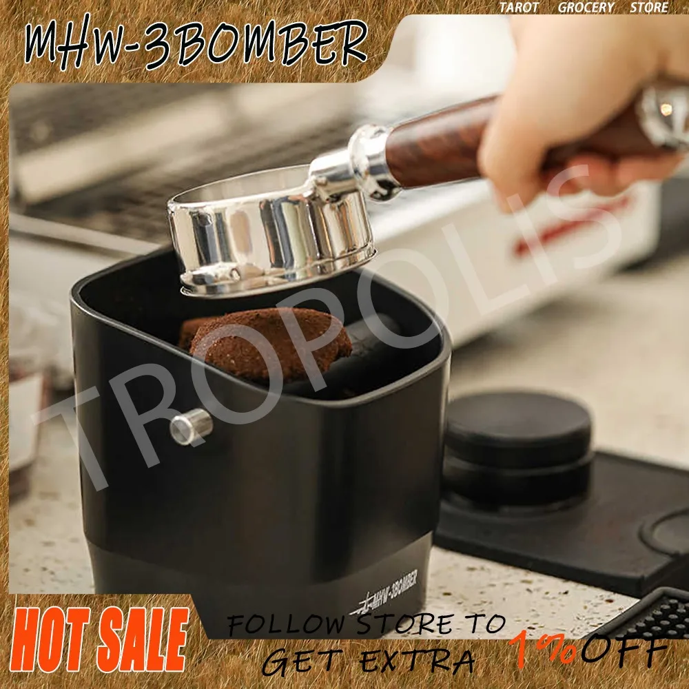

MHW-3BOMBER 1,2 л квадратный молоток для кофе, противоскользящие подушечки, стук со съемной нескользящей основой, аксессуары для бариста