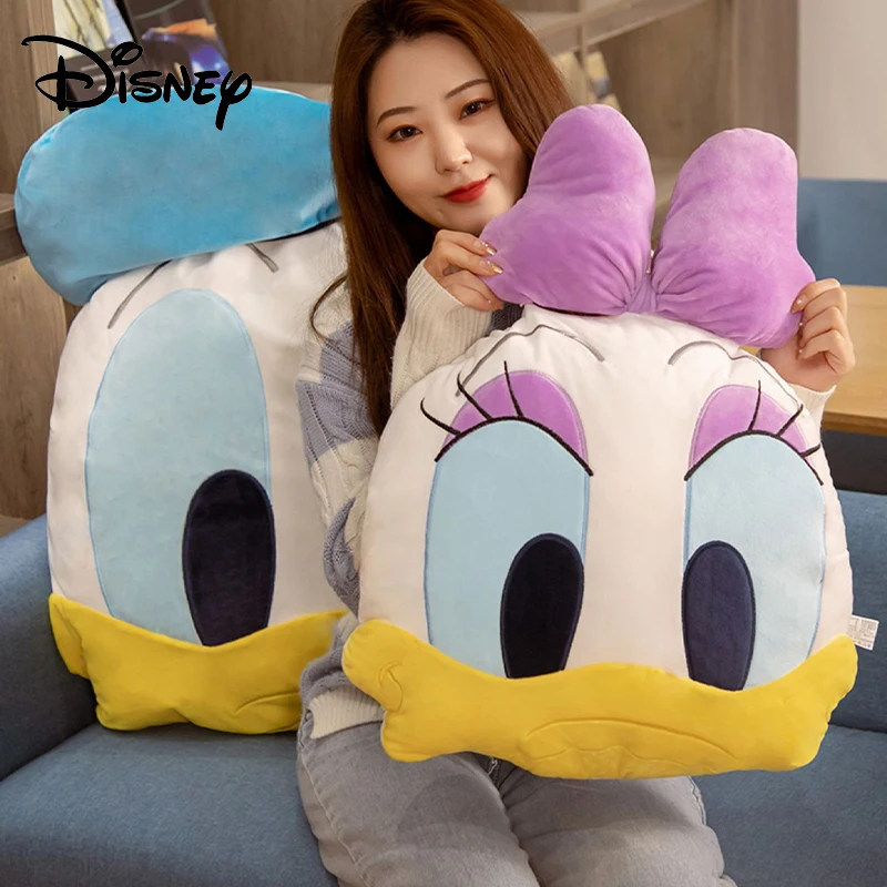 Disney Over Size Donald Duck Daisy Duck Pillow Doll Toy Soft Cuddly Stuffed Anime Back Cushion Throw Pillow Birthday Gifts