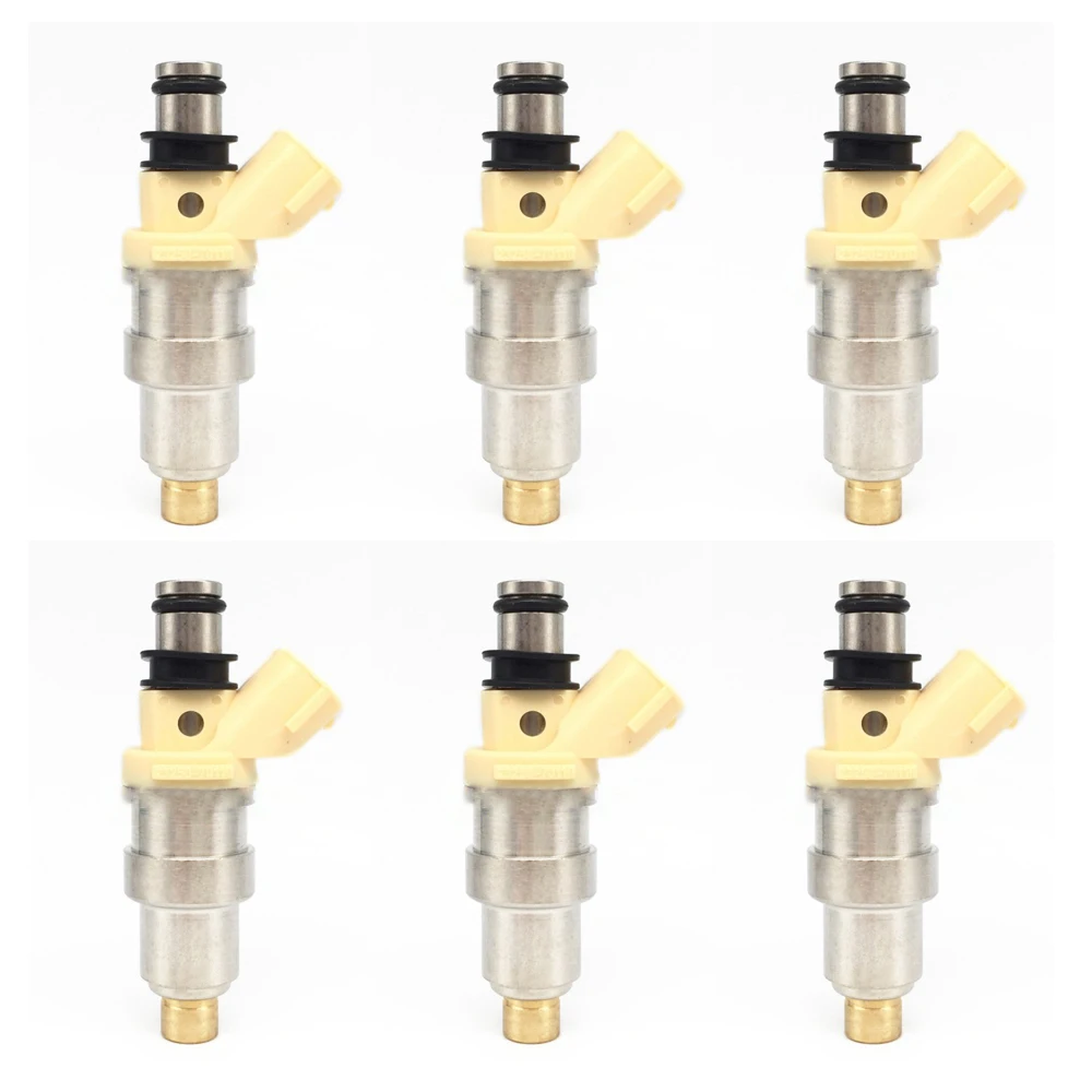 

6pcs 23250-70110 23209-70110 Fuel Injector for TOYOTA CROWN 1995-2001 JZS155 GS151 1GFE