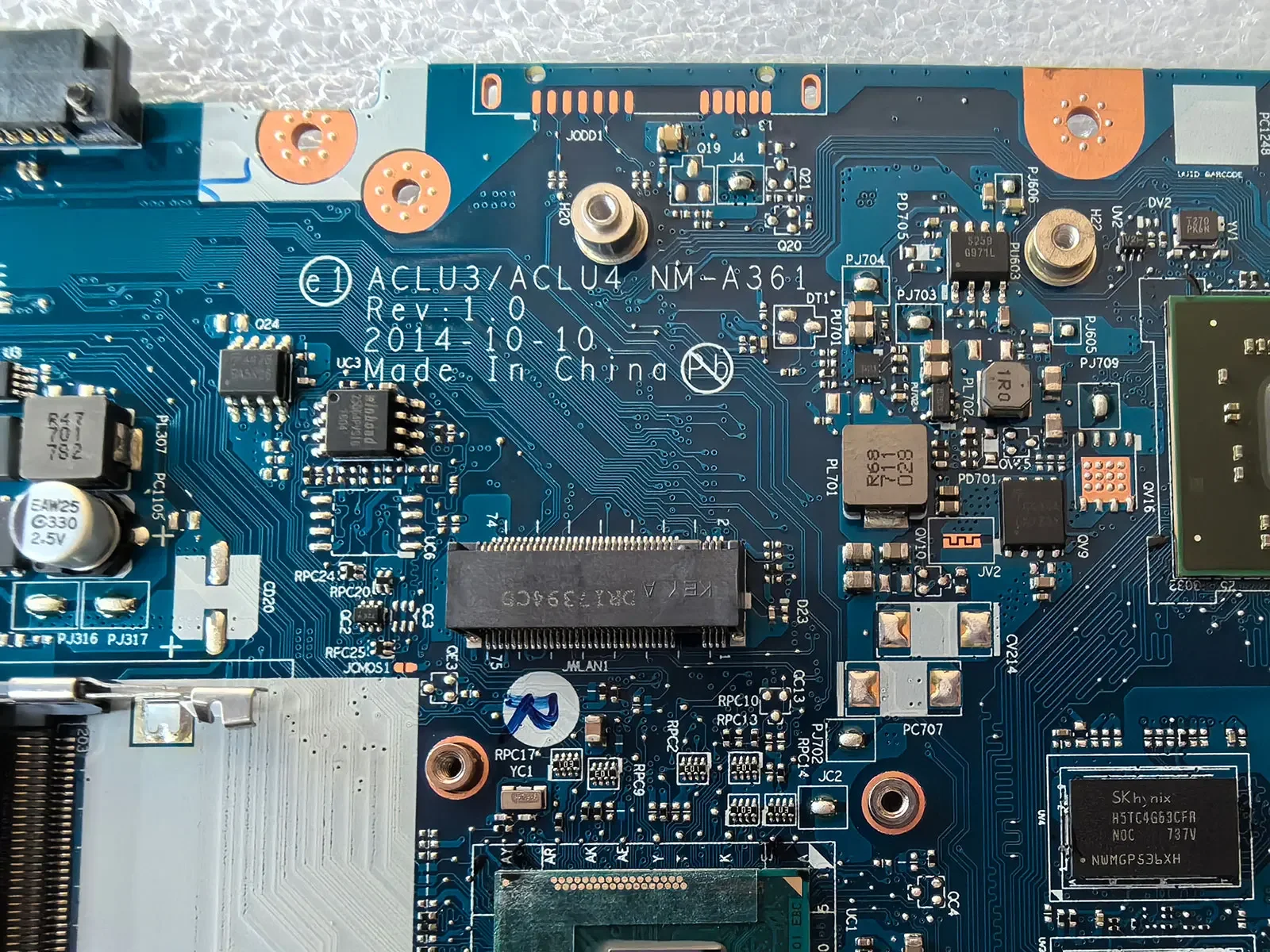 NM-A361 Notebook Mainboard for Lenovo G40-80 G50-80 Laptop Motherboard ACLU3 ACLU4 CPU I3 I5 I7 GPU R5 M330 2GB  216-0867030