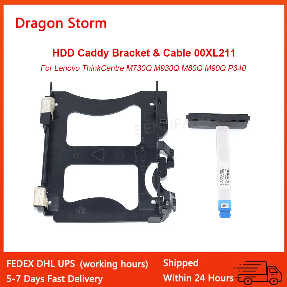 New 0XL211 00XL211 SATA HDD Caddy Bracket Cable For Lenovo ThinkCentre M730Q M930Q M80Q M90Q P340 P35