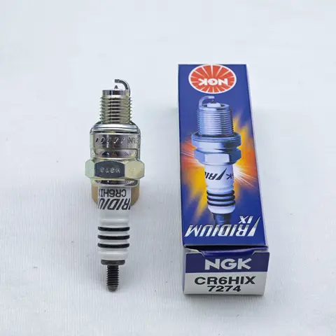 오리지널 NGK 이리듐 오토바이 점화 플러그, CR6HIX 7274, 1 개