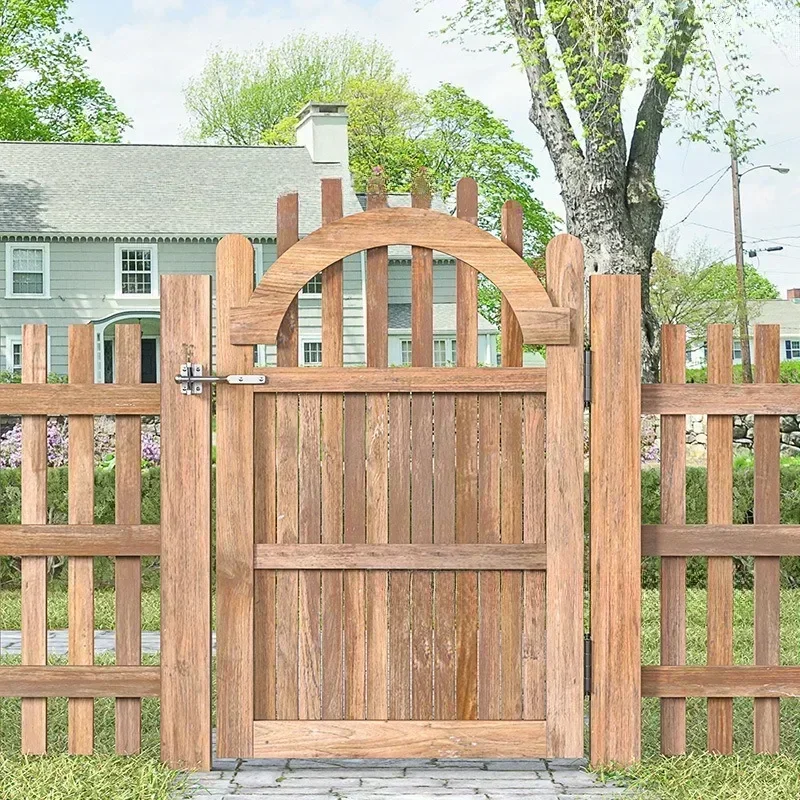 Stainless Steel Gravity Gate Latch Self‑Locking Fence Door Lock Hardware for Wooden Garden Gate