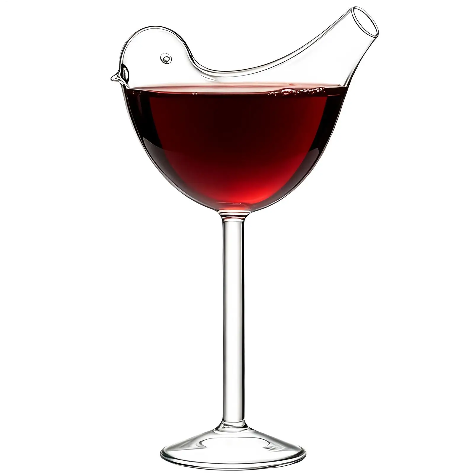 Bird Shape Cup Wine Glass 150ml Bird Shaped Cocktail Glasses Champagne Glasses Kitchen Drinkware For Men Father Home Bar Hotel