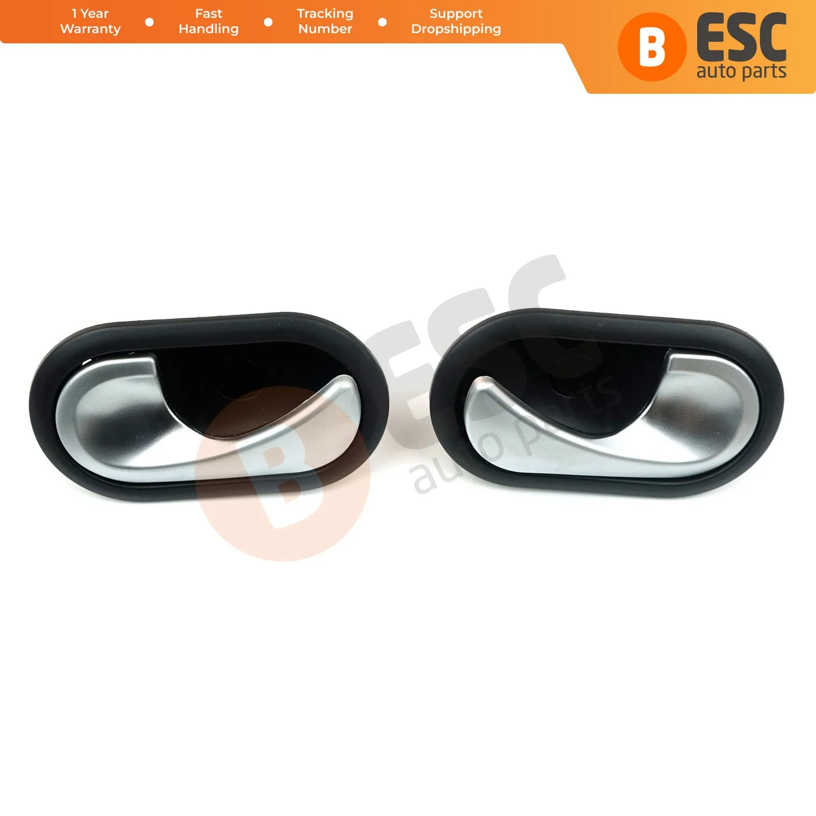 

EDP106+EDP107 Interior Door Handle Left Right 8200730863 For Renault Megane Scenic Modus Kangoo Twingo MK2 Clio MK3 Sandero MK1