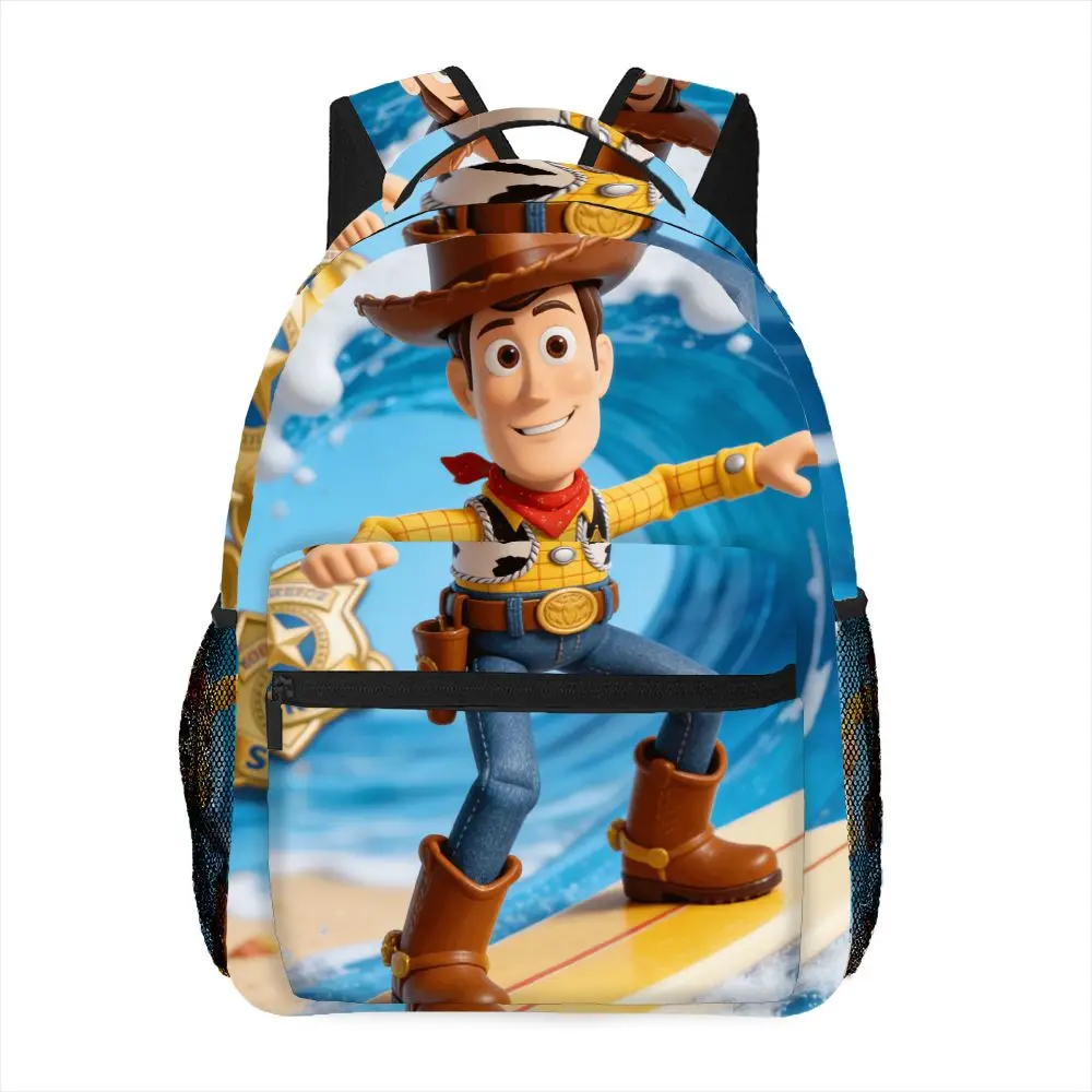 

1pc Toy Story Woody theme Pattern Printed Backpack, adjustable shoulder strap, essential for daily commuting and leisure