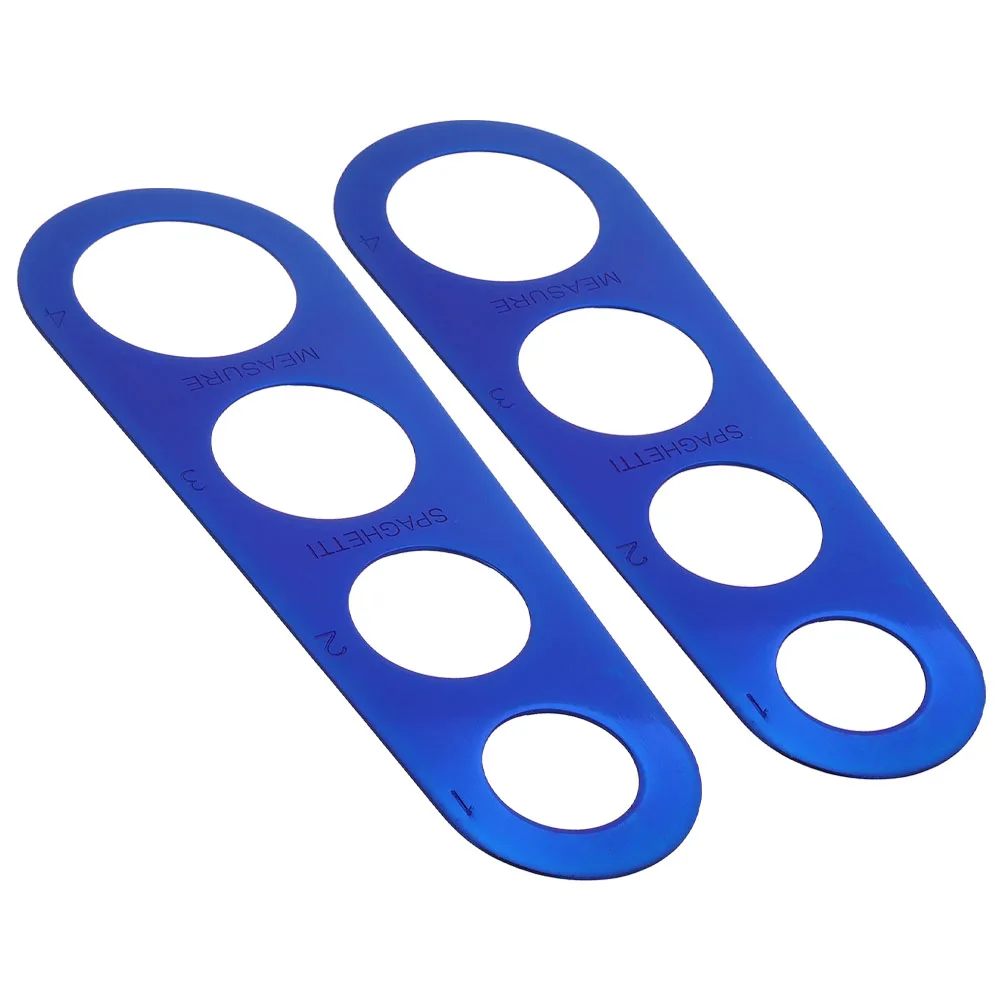 

2pcs Pasta Ruler Spaghetti Stainless Steel Measuring Tool Kitchen Gadget Pasta Making Accessories Cooking Guide