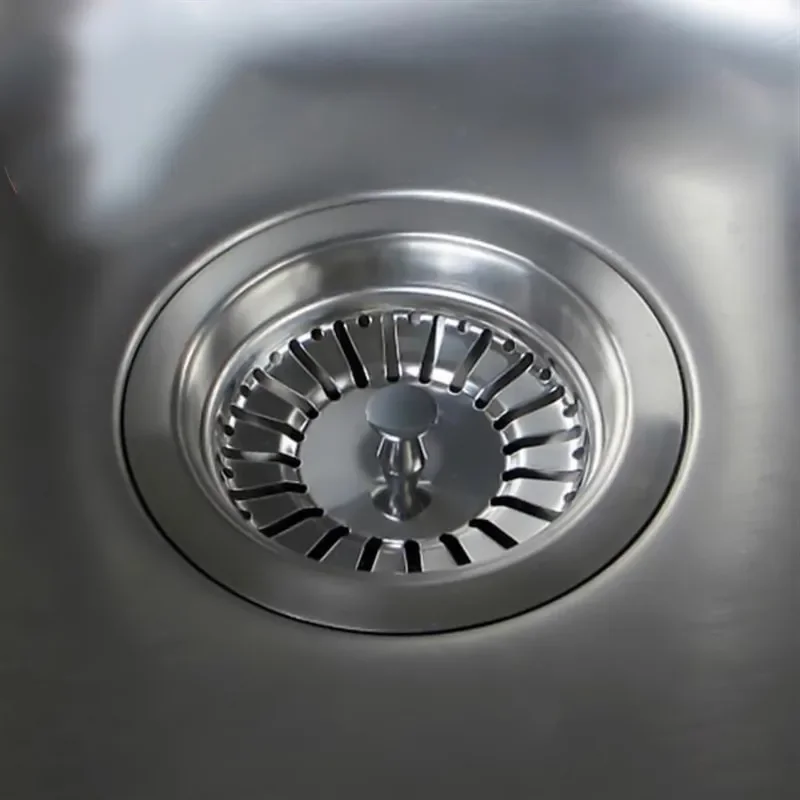 Kitchen Sink Filter Stainless Steel Pool Bathtub Drain Strainer Hair Catcher Stopper Waste Sink Filter Kitchen Tools Accessories