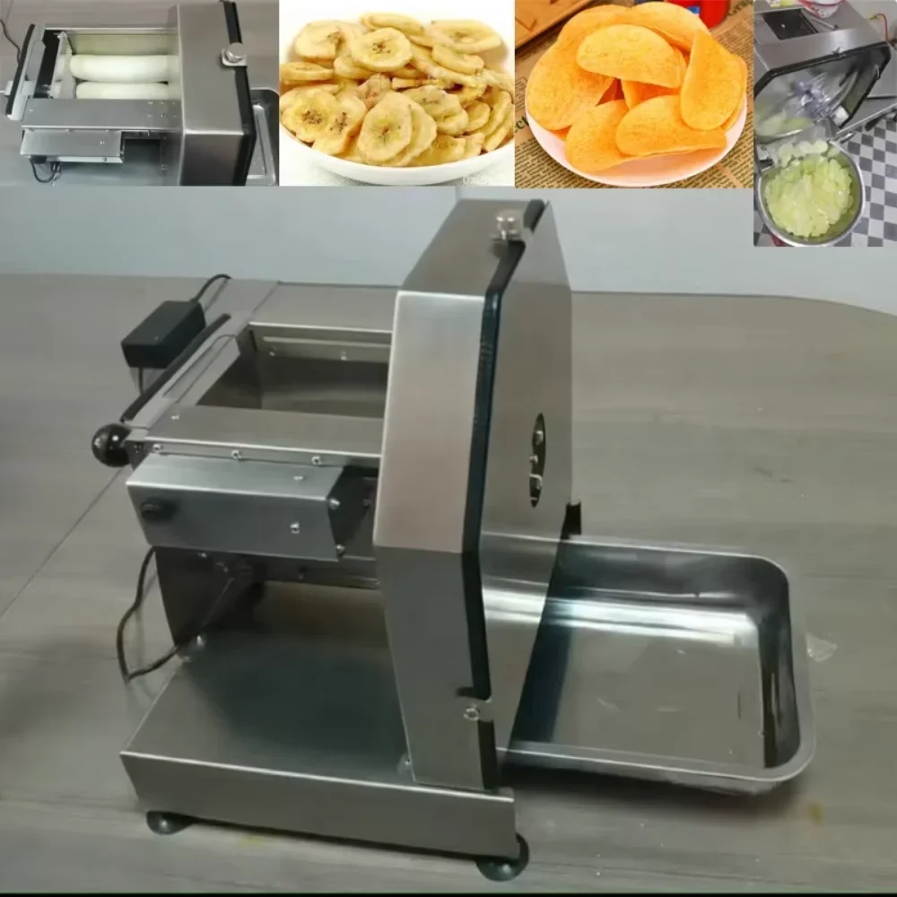 Electric Automatic Plantain Multi Chips Cut Cutting Machine,plantain Banana Slicer,banana Chips Making Machines