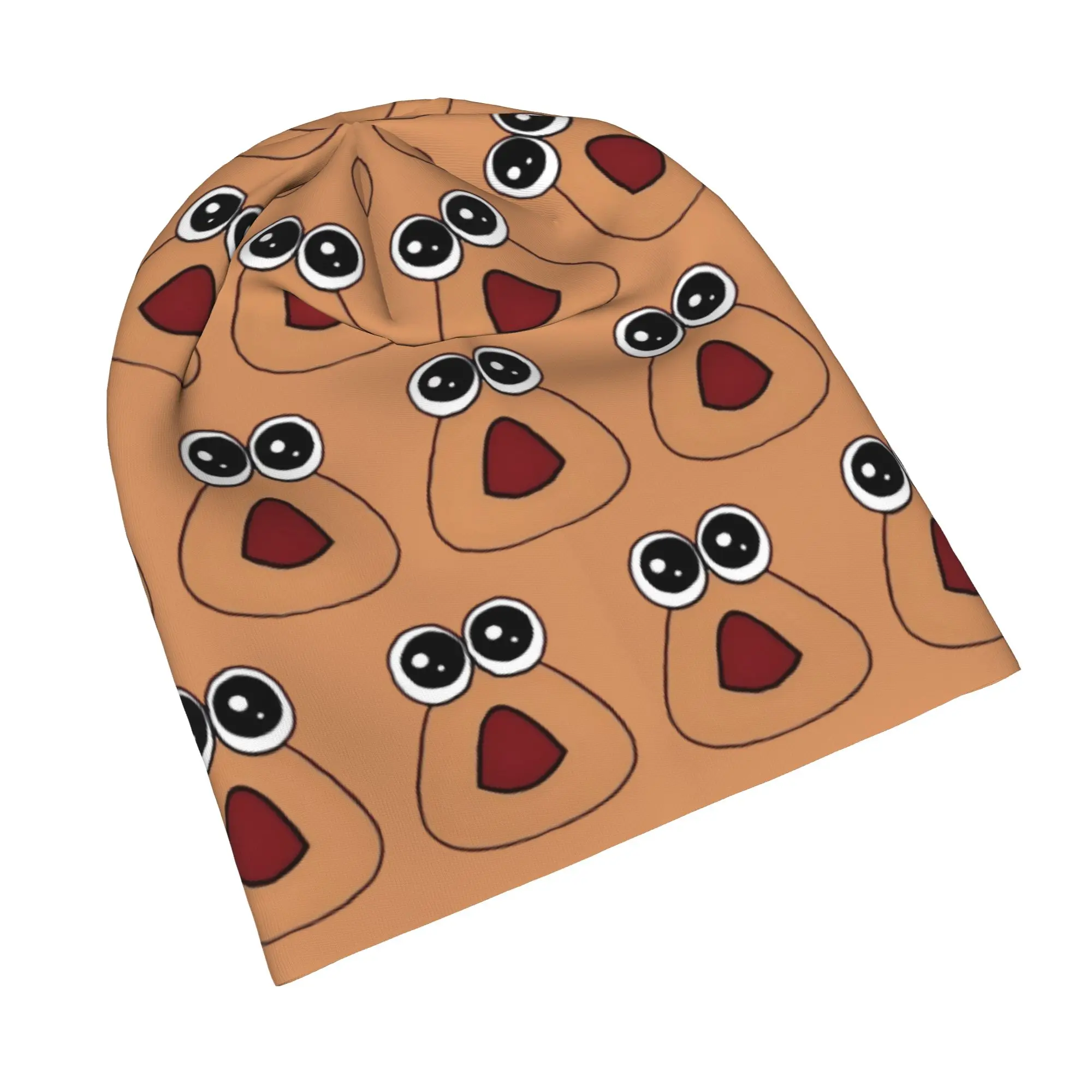 Breathable My Pet Alien Pou Slouchy Beanie for Men Women Cycling Skull Cap
