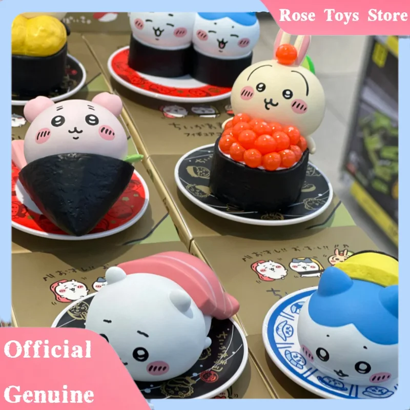 

New Genuine Chiikawa Sushi Series Blind Box Lovely Trendy Toys Collectible Models Chiikawa Mystery Box Cute Desktop Decor Gifts