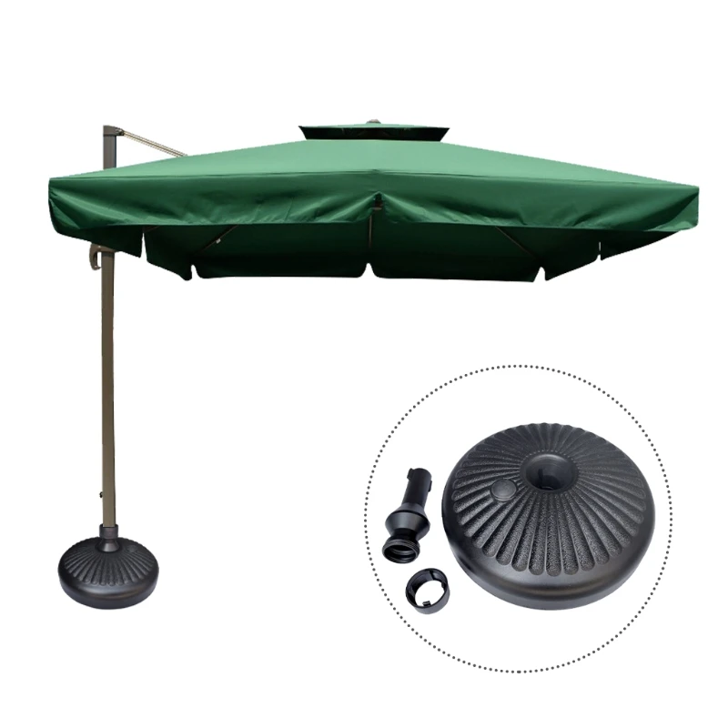 

H55A Umbrella Round Plastic Base Stand Lasts for Years to Come, and Place Your Umbrella Inside Strength Holders Bases