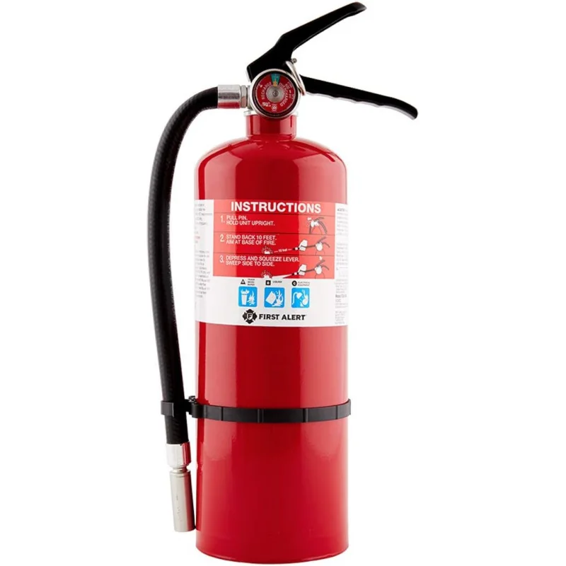 HOME2PRO Rechargeable Compliance Fire Extinguisher, UL RATED 2-A:10-B:C, Red, 1-