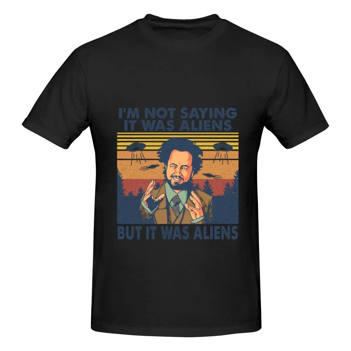 Funny Giorgio Tsoukalos Aliens It Was Aliens Essential Men's T-shirt Printed Tops are loose and slim fit Women's T-shirts