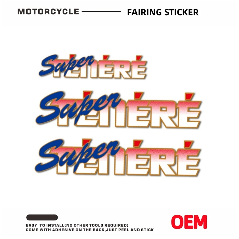 For YAMAHA XTZ750 SuperTenere XTZ 750 Super Tenere Motorcycle Body Fairing Shell Sticker Decal 750 Logo