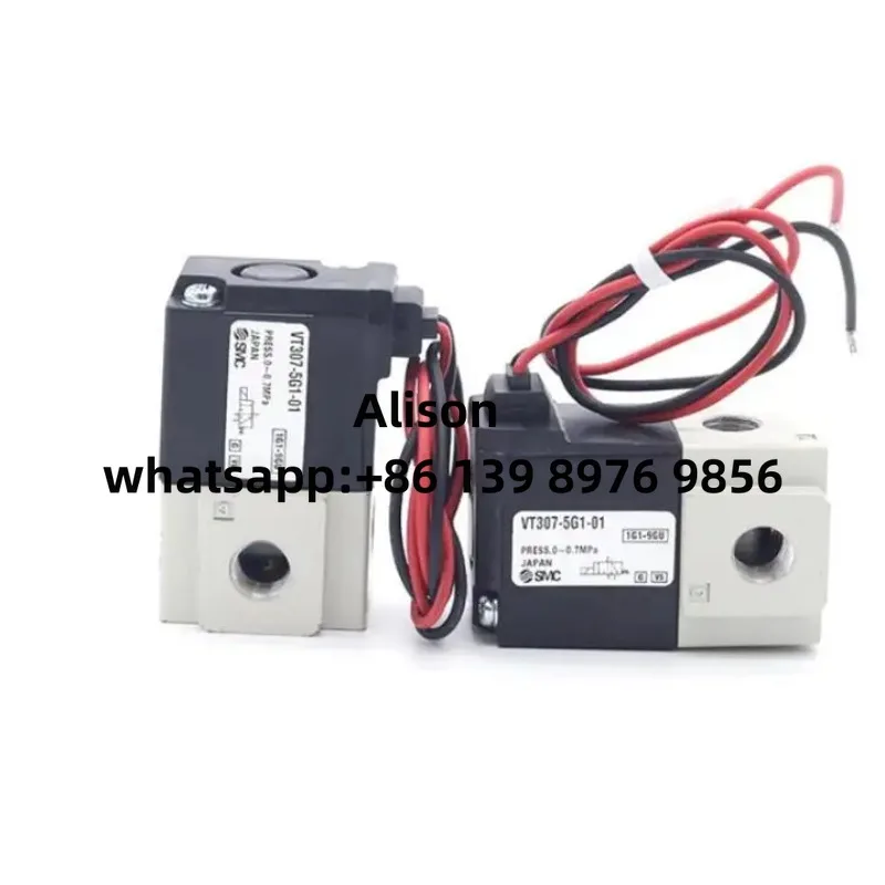 

SMC solenoid valve VT307-6G-01 VT307-6G-02 VT307-4G-01 VT307-4G-02 VT307-5G-01 VT307-5G-02 VT307V-5G-01 VT307V-5G-02