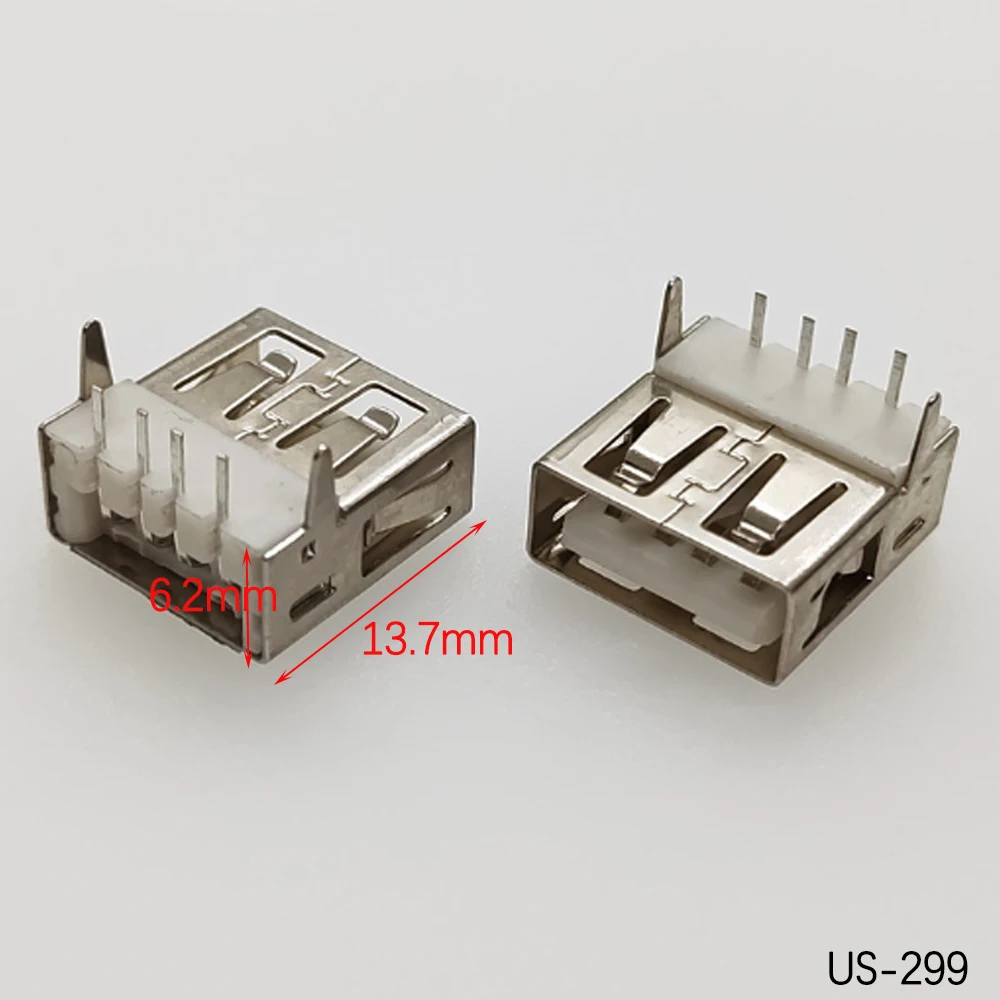 5PCS USB 2,0 Weibliche USB Buchse Stecker 4P USB 2,0 4 Pin Weibliche USB 2,0 Transfers Jack für Laptop Notebook Computer USB Typ A/B – Detail 11