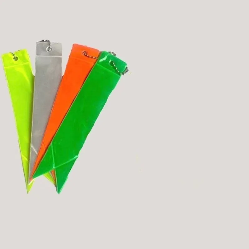 Mochila escolar reflectante, dije de llave, cinta de seguridad brillante, diseño ondulado, carrera nocturna, ciclismo, paseo, mochila para estudiantes, accesorio