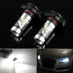 2 peças canbus h16 5202 ps19w lâmpadas led para audi a3 8p 2008-2013 luzes diurnas led lâmpada drl sem erro 6000k branco 3000k