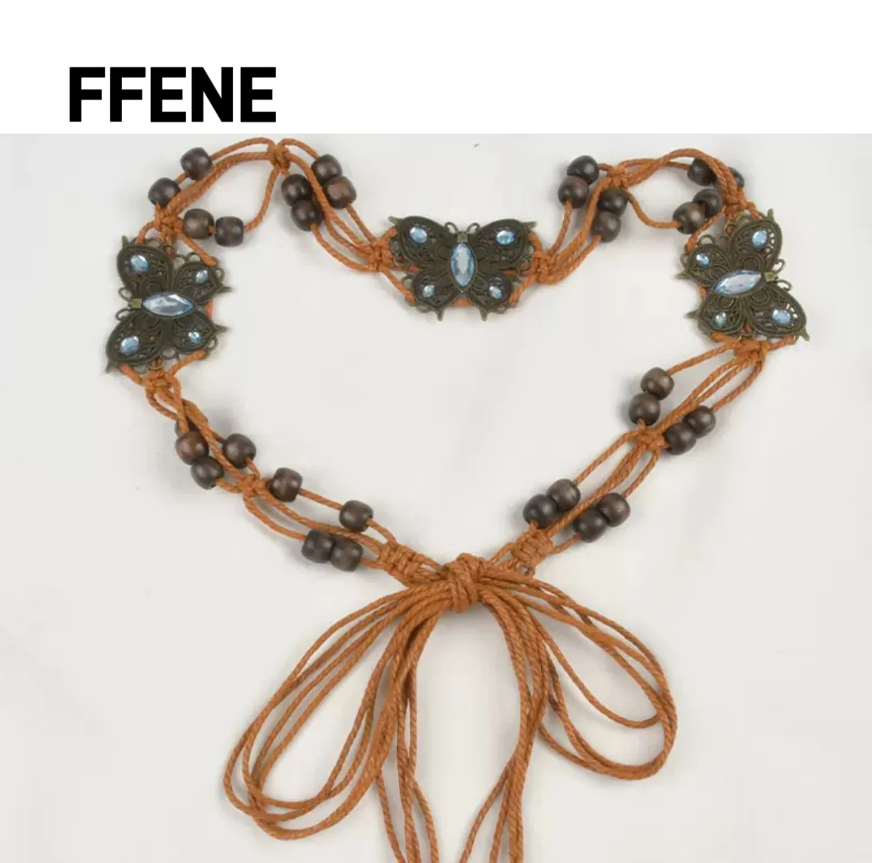 

High-end retro versatile braided waist strap bohemian women's waist accessory belt ethnic belt Korean version decorative casual