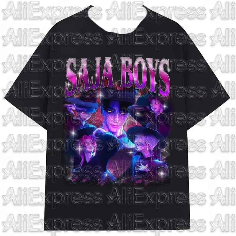 

MOTO Sleeved Harajuku Shirts Funny Graphic Tops Aesthetic Women Clothing Demon Hunters T-Shirt Casual Harajuku Short Sleeve