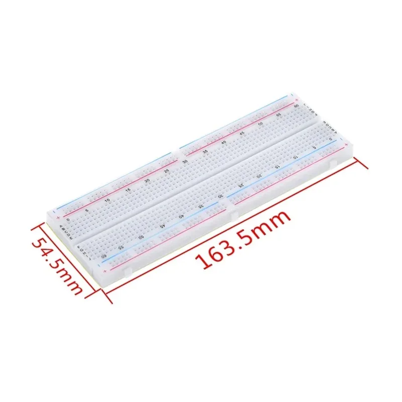 وحدة طاقة سوداء للوحة الخبز MB102 + لوح تجارب كبير بفتحة 830 + مجموعة خط توصيل ملون 65 #2