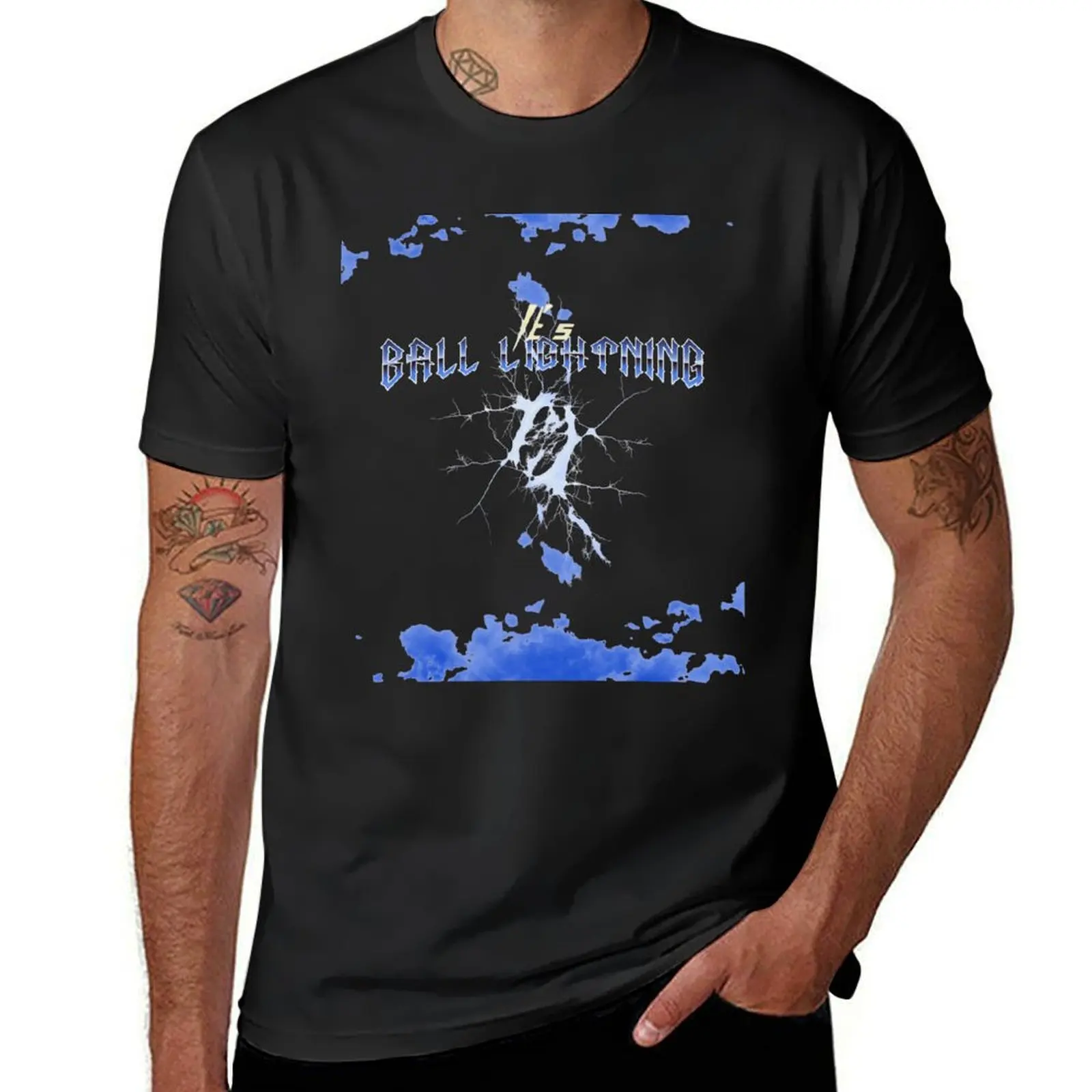 

It's Ball Lightning- The Osbourne's Want to Believe inspired design T-Shirt heavyweights customizeds boys whites Men's clothing