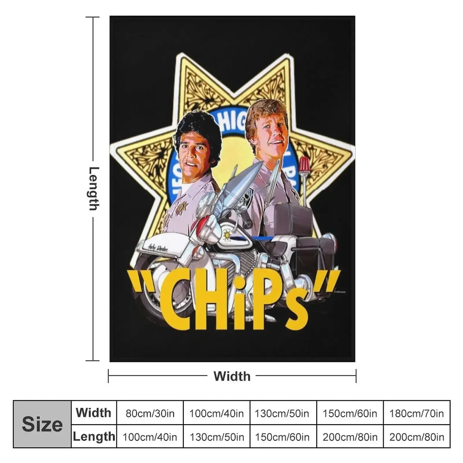 tv series chips Throw Blanket Decorative Sofa Flannel sofa bed Extra Large Throw Large Hairys Blankets