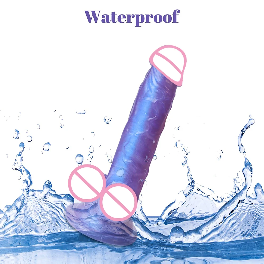 6.7 inch Realistic Penis for Beginners Small Jelly Dildo with Suction Cup Sex Toys for Women Lifelike Dong for Vaginal Anal Sex