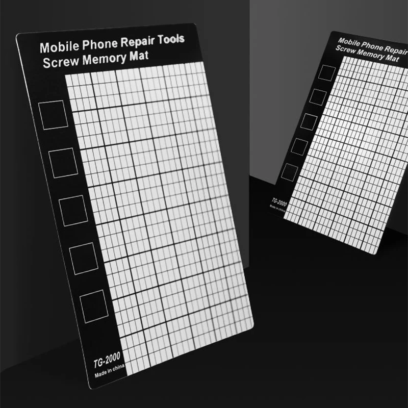 Magnetic Screw Mat Memory Chart, Work Pad, Mobile Phone Repair Tools, Palm Size Hand Tool, 145x90mm, 1Pc