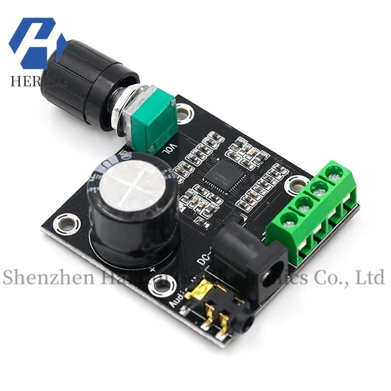 PAM8610 ثنائي القناة 12 فولت HD مكبر كهربائي مجلس ستيريو فئة D مكبر كهربائي رقمي نقي 15 واط * 2 عالية الطاقة
