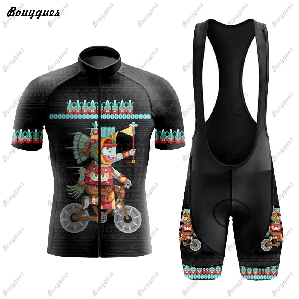 Mexico 2022 NEW Men Cycling Jersey Set Summer MTB Race bicycle Clothing Short Sleeve Ropa Ciclismo Outdoor Riding Bike Uniform