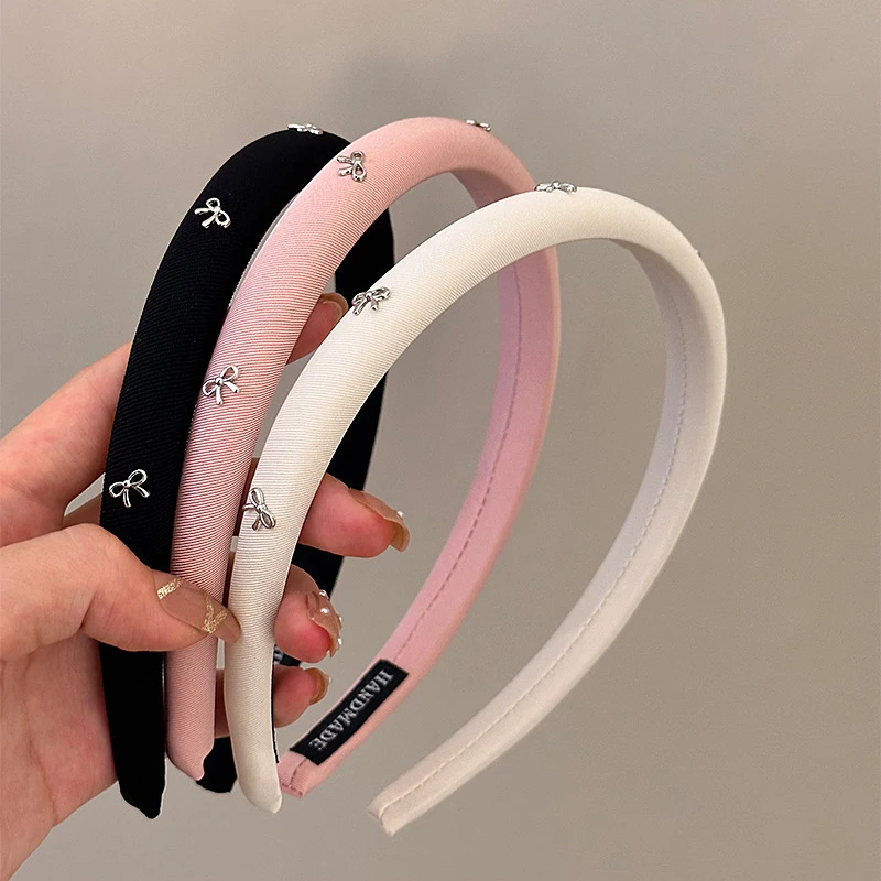 2024 Wild Solid Color Headband for Women Fashion Girl Wash Face Wide Edge Simple Hair Band Hair Accesories