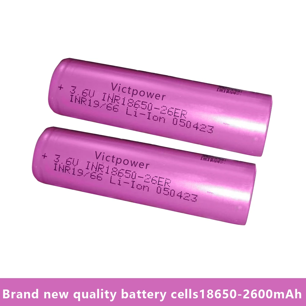 10PCS 3.7V 2600mah 18650 lithium akku Rechargeable Lithium Batteries ISR18650-2600 Lithium Li-ion baterias