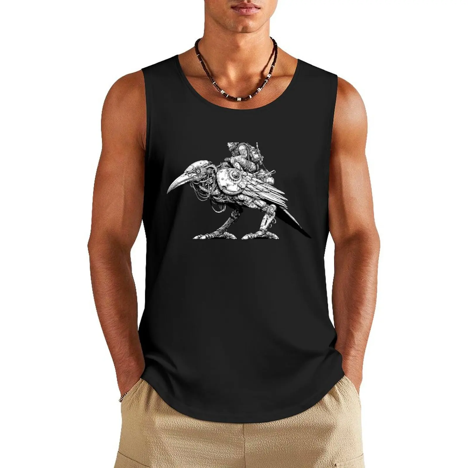 

raven rider Tank Top Body man Men's clothing