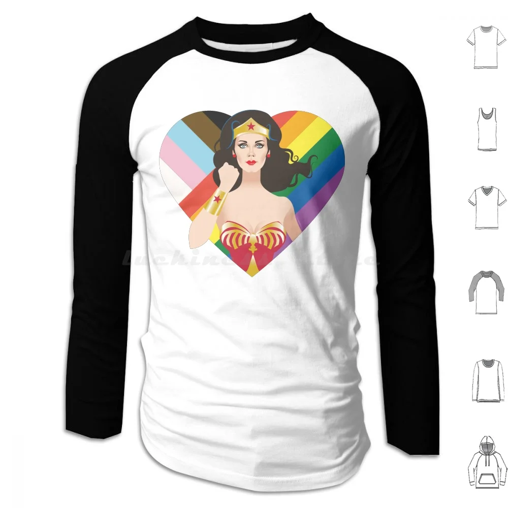 Pride Icon Hoodies Long Sleeve Alejandro Mogollo Art Alemogolloart Alejandromogolloart Pride Loveislove Love