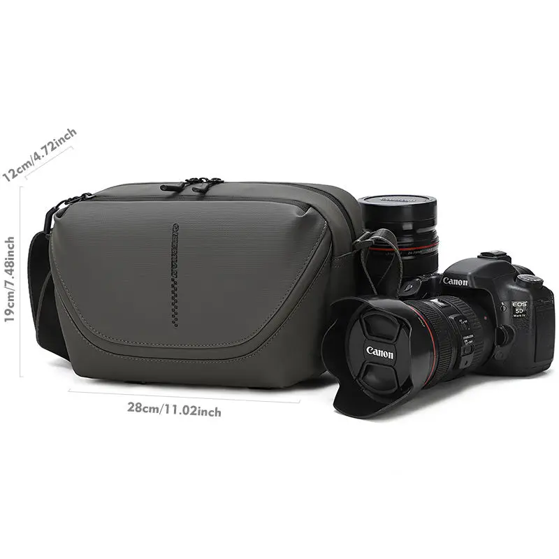 Waterproof Camera Shoulder Bag Lightweight Outdoor Travel DSLR Mirrorless Equipment Protector Photography Storage Case