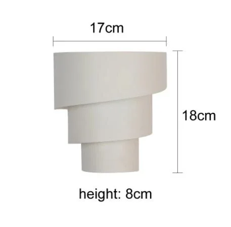 

Modern Simple Lighting Artistic Metal Wall Lamp White Painted for Living Room Study Room Office Bedroom Corridor E27 Wall Light