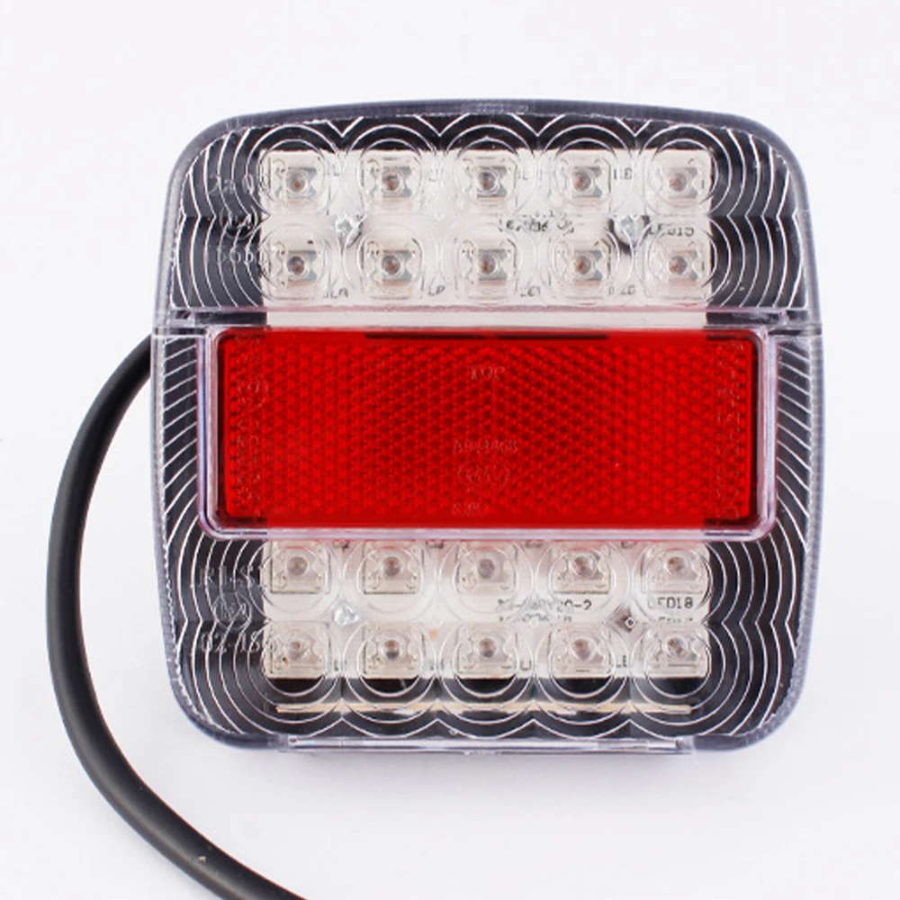 1/2Pcs 12V Samochodowe tylne światło przyczepy samochodowej Samochodowe 20 LED Tylne światło tylne Kierunkowskaz Tylne lampy Wodoodporne części tylne — zdjęcie 3