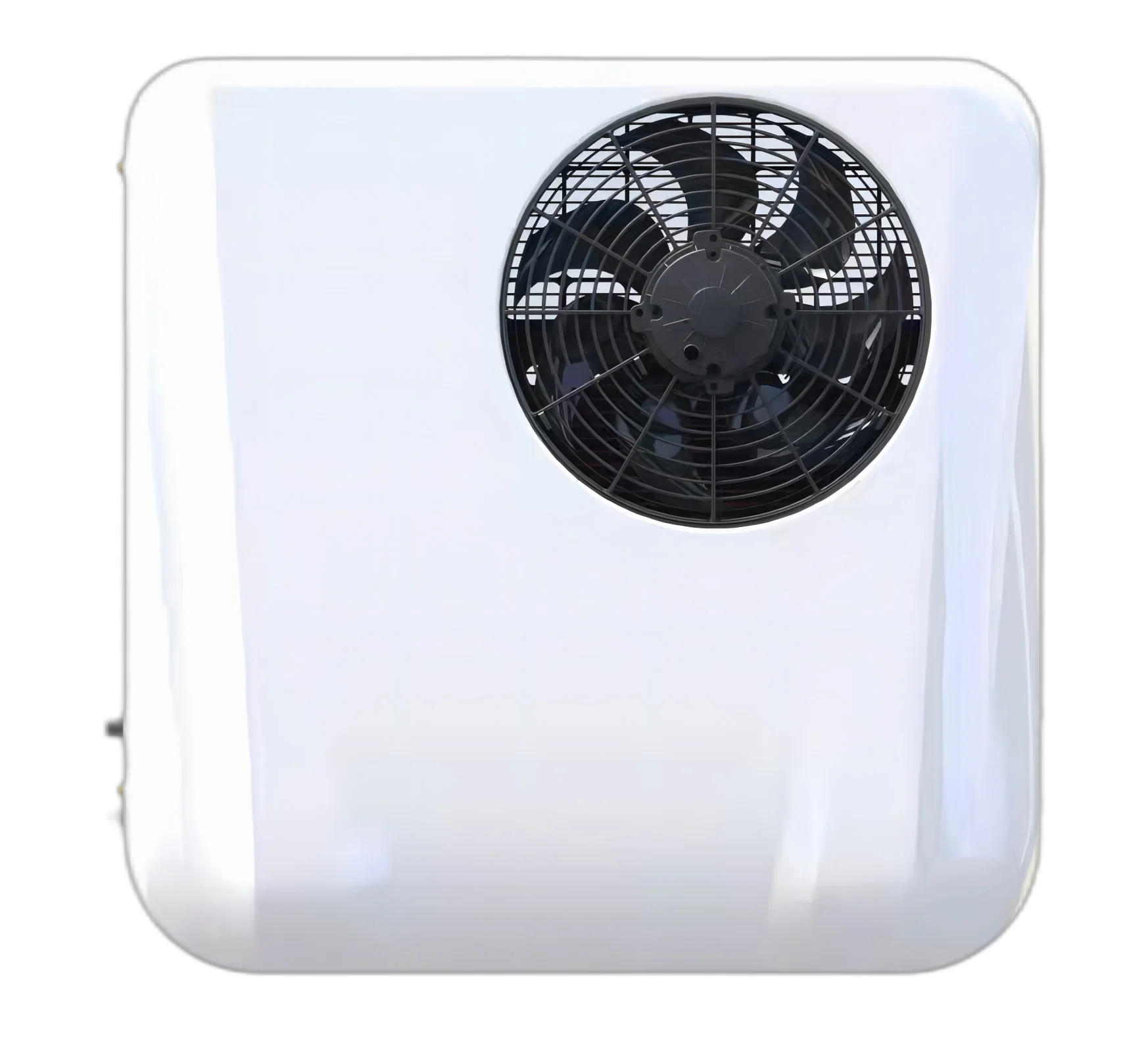 DC 12V 48V EV A/C ไฟฟ้ารถเครื่องปรับอากาศระบบที่จอดรถ Cooler สําหรับรถบรรทุก RV รถ AC หลังคา Air Conditioner