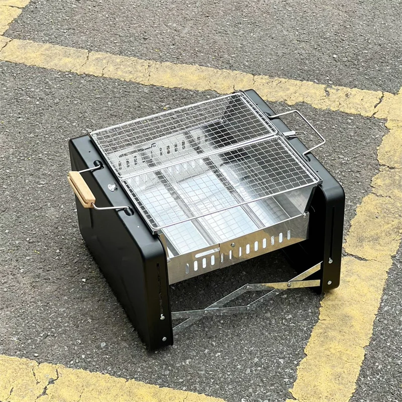 

Outdoor park camping picnic portable folding simple barbecue grill