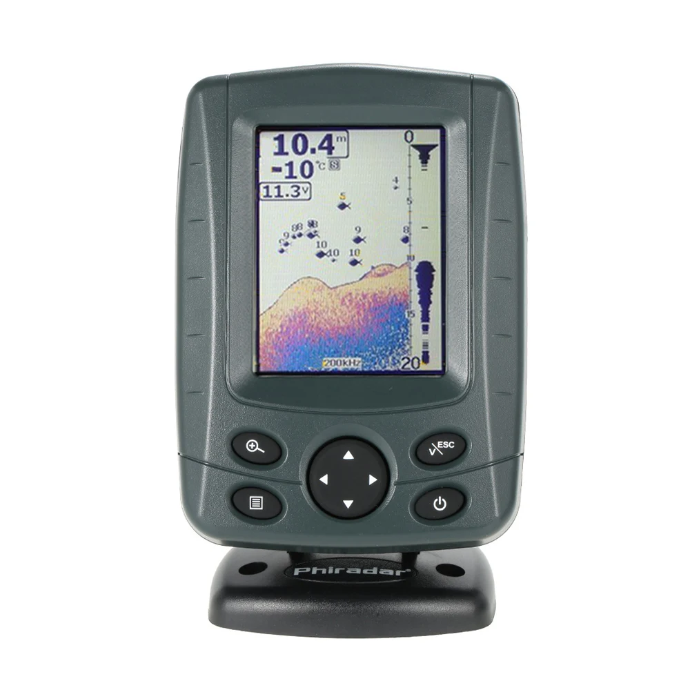

Fishing Finder Portable 3.5" LCD Fish Finder Outdoor Fishing Sonar Sensor Fishing Finder Alarm Fish Detector Depth Locator